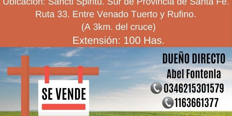 Campo en Venta en Sancti Spiritu con Mixto y 100 ha - imagen 1