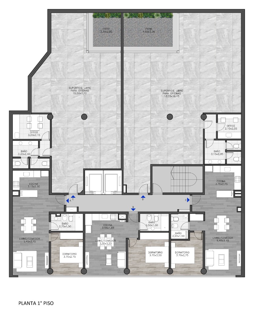 Departamento en pozo en venta en Rosario, 1 dormitorio y 41 m² - Imagen 3