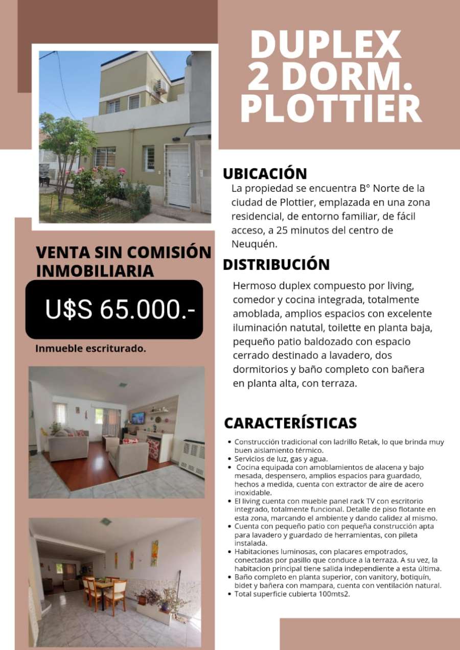 Propiedad de dos plantas, con escritura, ubicada en barrio Norte de la ciudad de Plottier. - Imagen 5