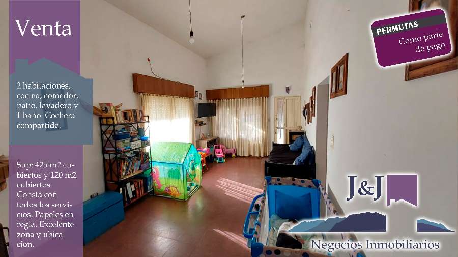 Vendo Casa En Merlo A Pocas Cuadras Del Centro - Casa en Venta en Merlo con 3 dorm., 5 amb., 120 m2 cubiertos y 425 m2 totales - imagen 2