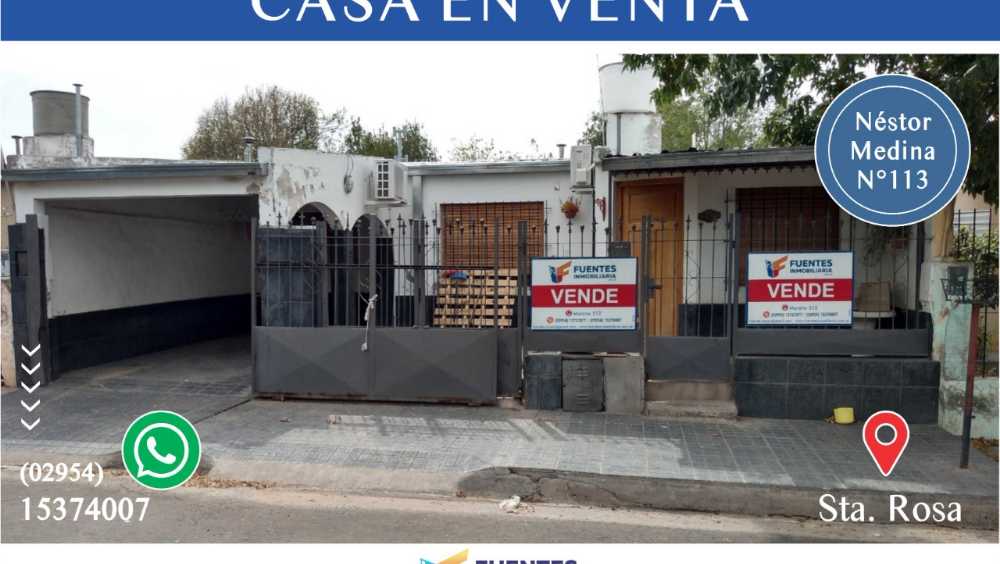 Casa en Venta Pasaje Nestor Medina N° 113, Santa Rosa - Imagen 1