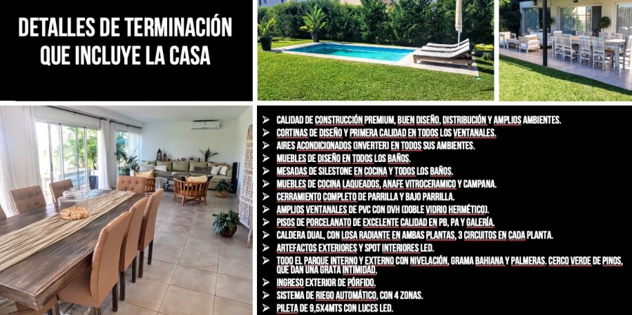 Casa en Venta en Nordelta con 4 dorm., 6 amb., 220 m2 cubiertos y 500 m2 totales - imagen 5