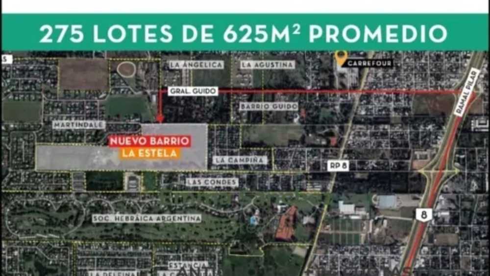 Excelente Lote En Barrio La Estela - - Terreno en Venta en Pilar con 617 m2 de terreno - imagen 6