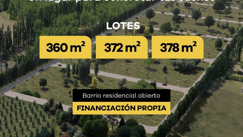 Loteo Residencial Abierto Con Infraestructura De Barrio Privado Alto Jardn - Terreno en Venta en Plottier con 360 m2 de terreno - imagen 5