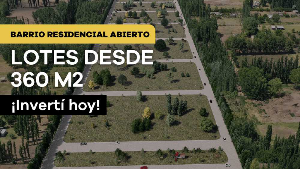 Loteo Residencial Abierto Con Infraestructura De Barrio Privado Alto Jardn - Terreno en Venta en Plottier con 360 m2 de terreno - imagen 11