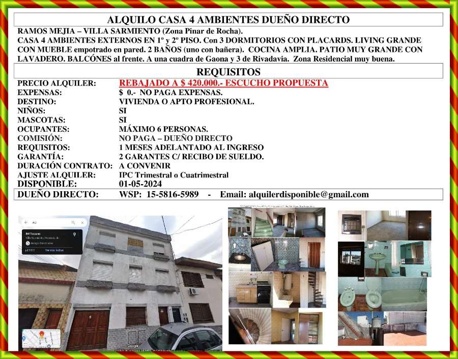 TOSCANO 861 VILLA SARMIENTO MORON, Moron