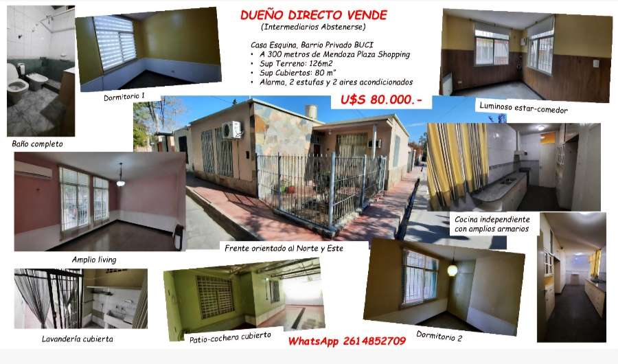 Local disponible para la en Venta en Villa Nueva · barrio privado · dueño directo · 2 dorm · cochera - Imagen 1
