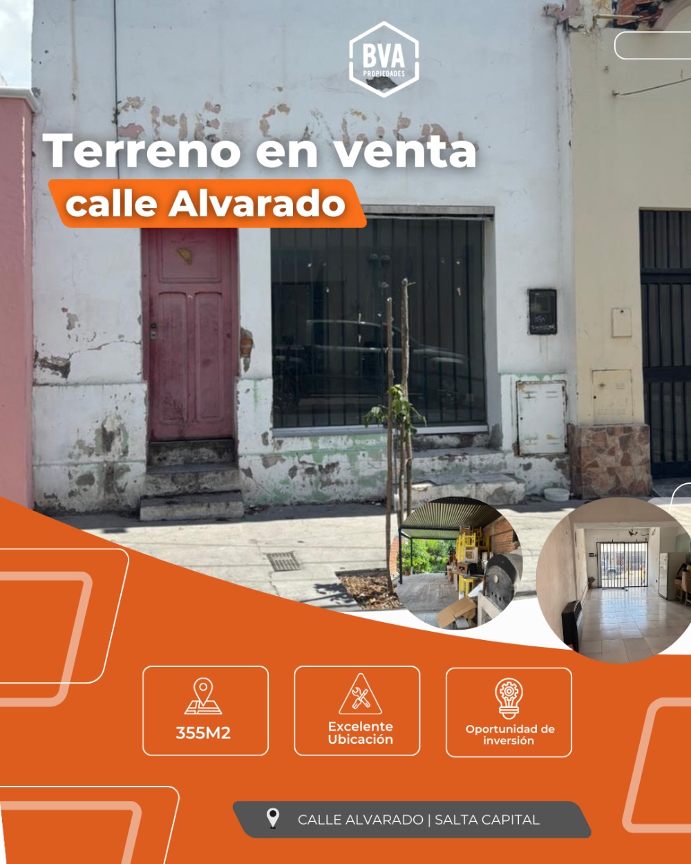 Terreno en venta en Salta Capital, 355 m² con construcción existente - Imagen 1