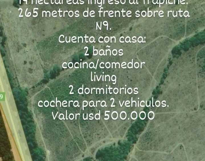 14 hectareas con casa - Imagen 1