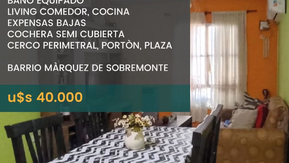 HERMOSO DEPARTEMENTO EN COMPLEJO CERRADO - Imagen 1