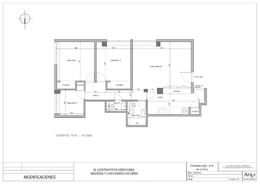 En Mar del Plata, Departamento en Venta · barrio con seguridad · dueño directo · 3 dorm · 68 m² de lote - Imagen 2