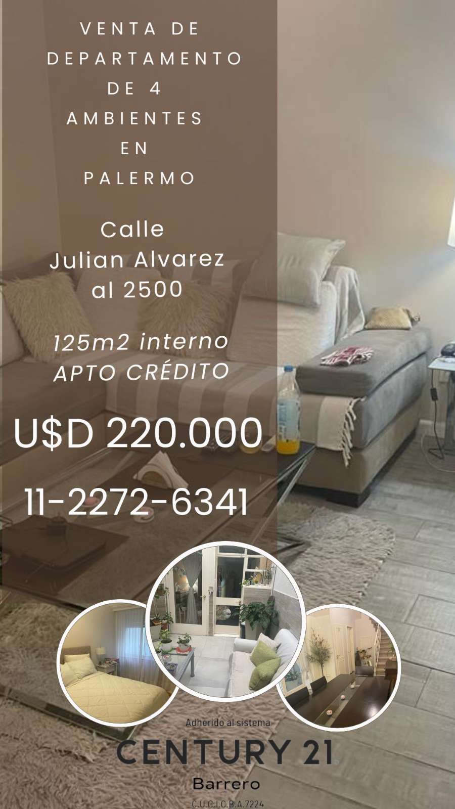 Julian Alvarez 2500, Palermo