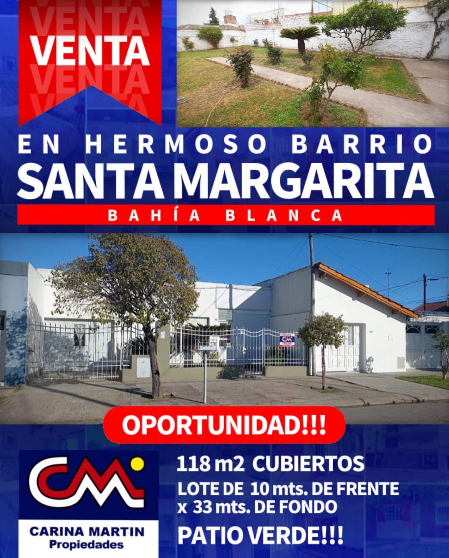 Casa En Venta - Casa en Venta en Bahía Blanca con 3 dorm., 4 amb., 118 m2 cubiertos y 330 m2 totales - imagen 3