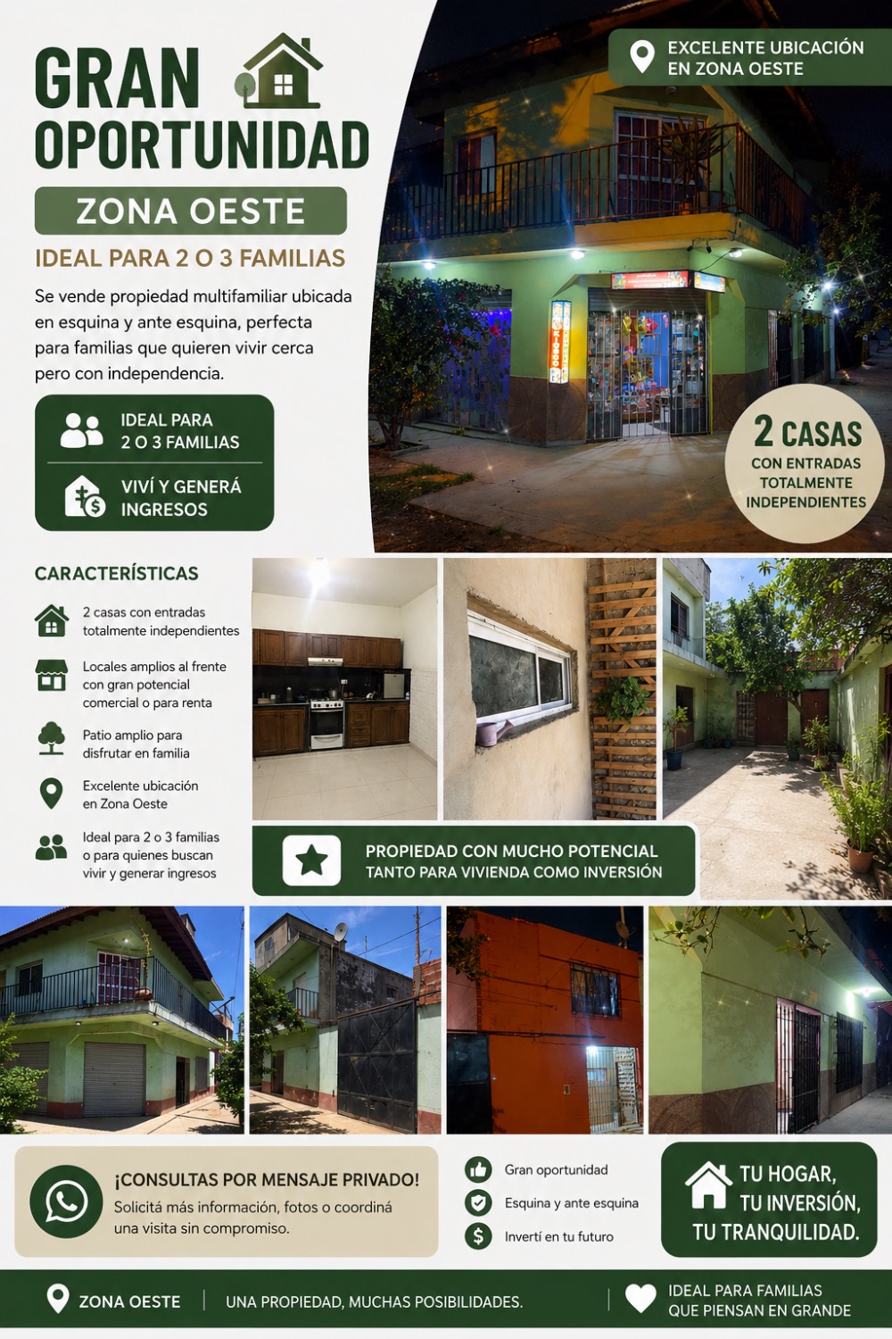 Casa disponible en Isidro Casanova · dueño directo · 4 o más dorm · 4 ambientes · cochera - Imagen 1