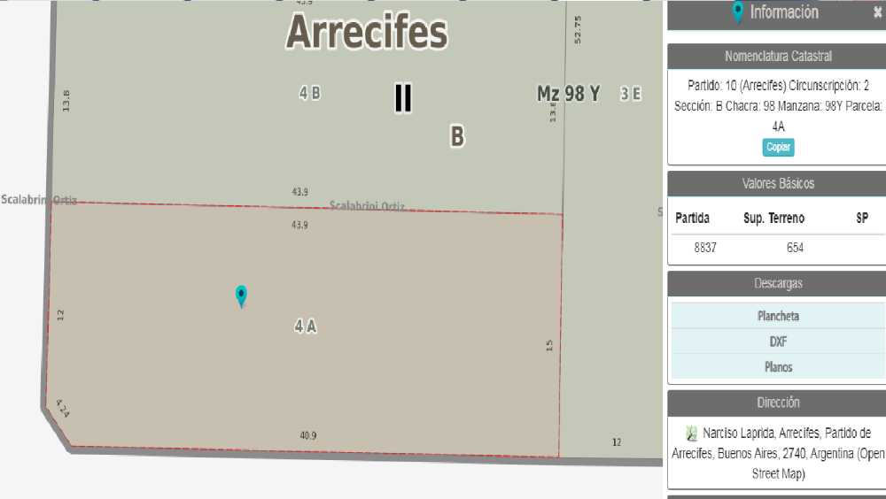 TERRENO EN VENTA, V. SANGUINETTI, ARRECIFES (BA) - Imagen 5