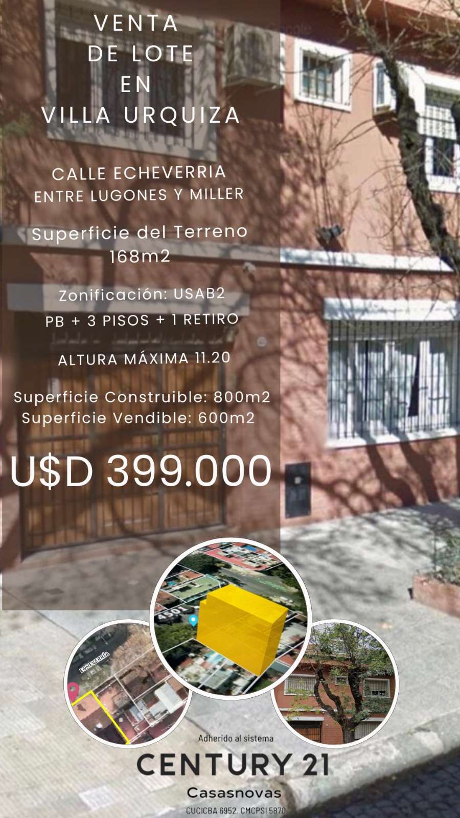  ECHEVERRIA 4500, Villa Urquiza