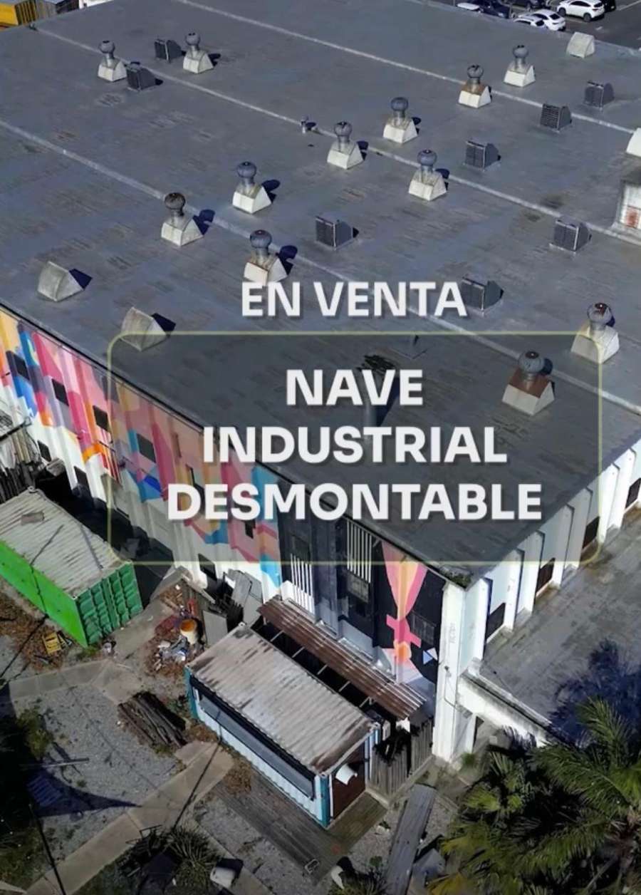 Naveindustrial desmontable a la venta - Imagen 1