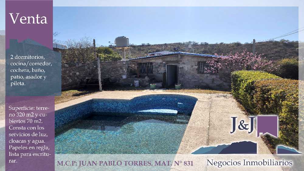Vendo Propiedad En La Localidad De Trapiche - Casa en Venta en San Luis con 2 dorm., 5 amb., 70 m2 cubiertos y 320 m2 totales - imagen 2