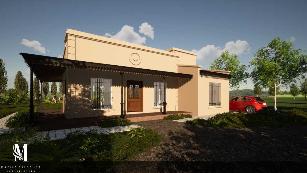 CASA DE CAMPO ESTILO COLONIAL - Imagen 1