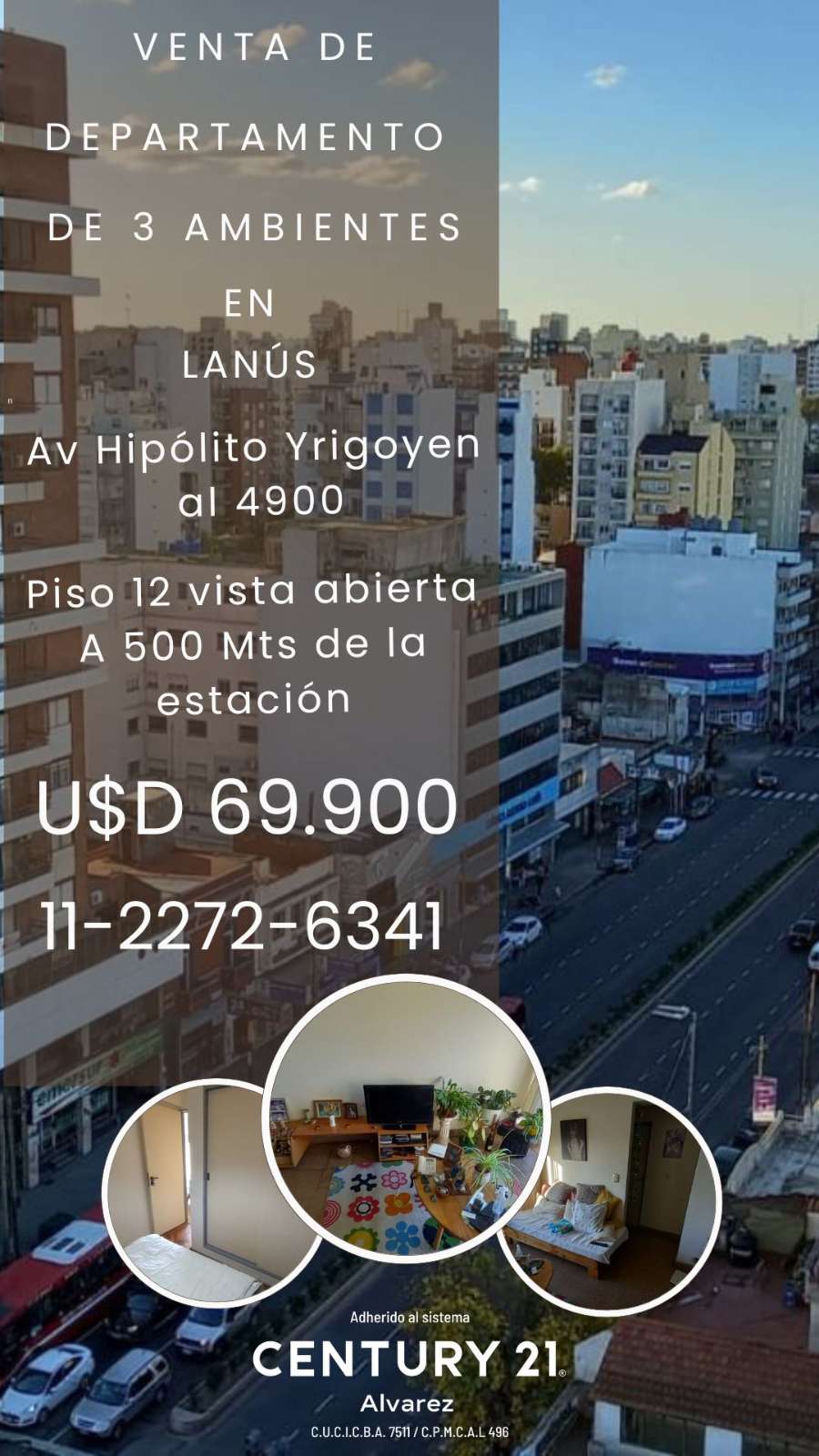 Dpto Estandar en Venta Av Hipolito Yrigoyen 4900, Lanus - Imagen 1