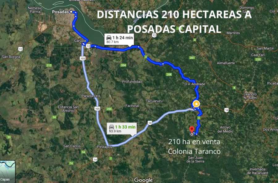 Venta De 210 Hectreas En Misiones, Argentina Monte Nativo, Agua Y Tranquilidad Absoluta - Campo en Venta en Apostoles con 210 ha - imagen 8