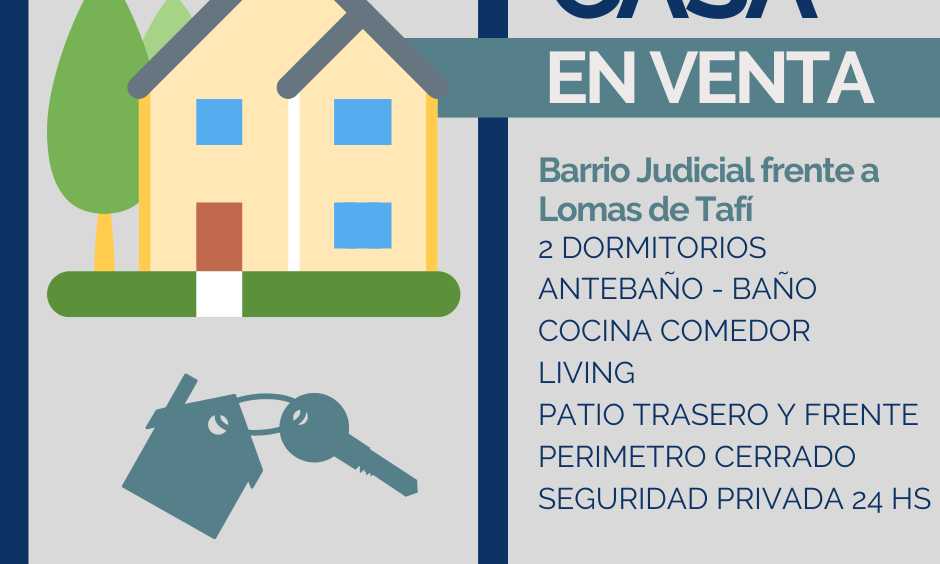 Casa en Venta en Tafi Viejo con · barrio con seguridad · dueño directo · 2 dorm · cochera - Imagen 1