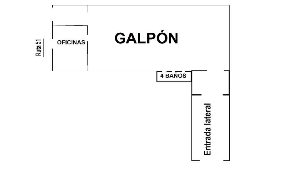 Venta / Alquiler De Importante Galpn Con Oficinas Sobre Ruta 51. - Depósito en Alquiler en Arrecifes con 2.200 m2 cubiertos y 2.200 m2 totales - imagen 10