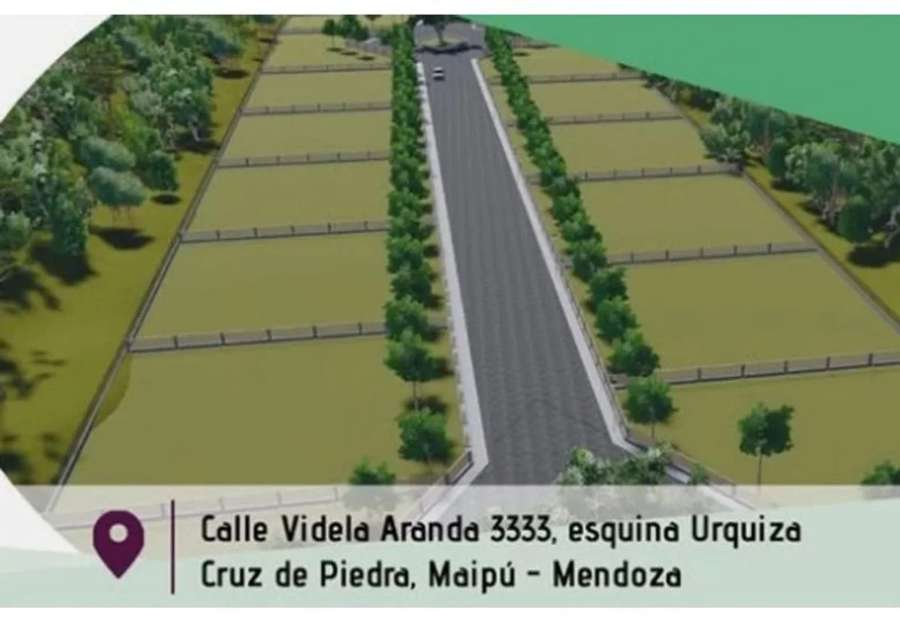 Terreno en Maipu en Venta · frente 12 m · largo 25 m · 324 m² de lote · barrio privado - Imagen 2