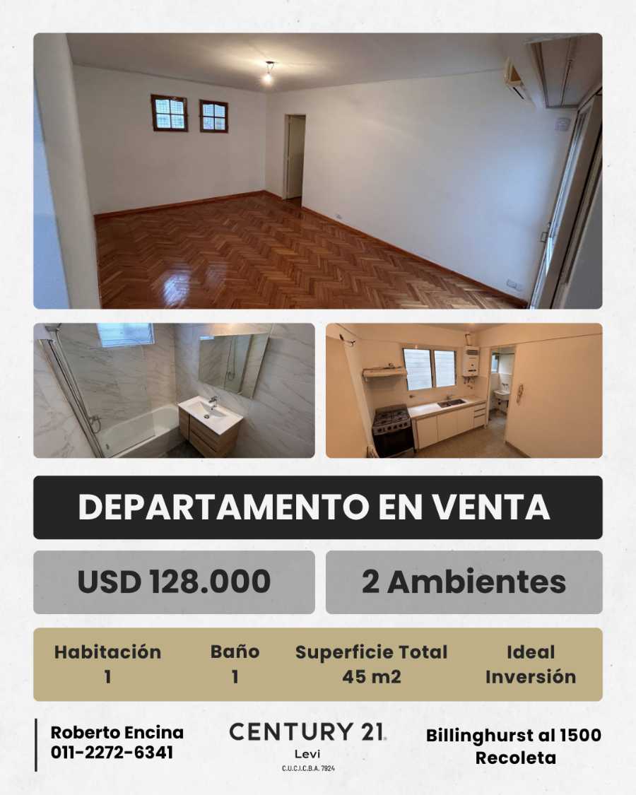  Billinghurst 1576, Recoleta