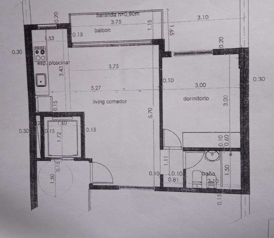 Departamento A Estrenar 2 Ambientes Dueo Vende - Departamento en Venta en Ciudadela con 1 dorm., 2 amb. y 49 m2 cubiertos - imagen 13