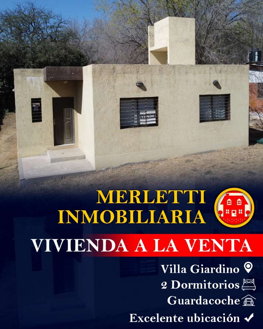 Villa Giardino, casa de dos dormitorios en venta. - Imagen 1