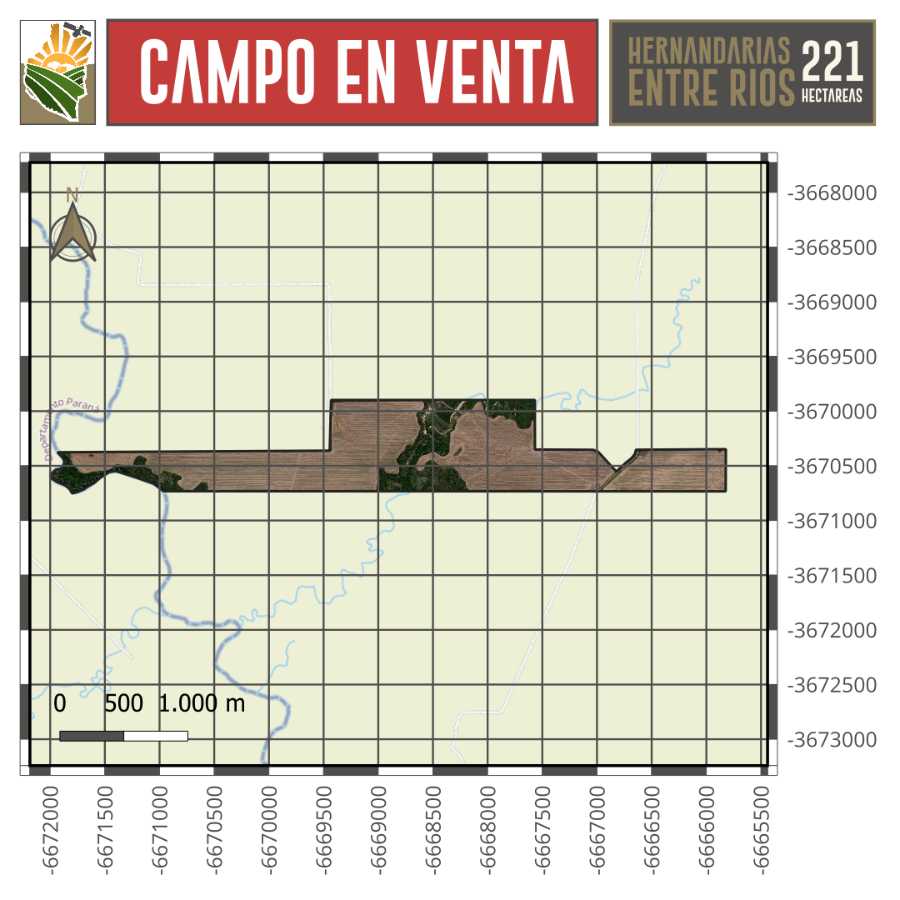Campo agrícola en venta en Villa Hernandarias, Entre Ríos, 221 ha - Imagen 5