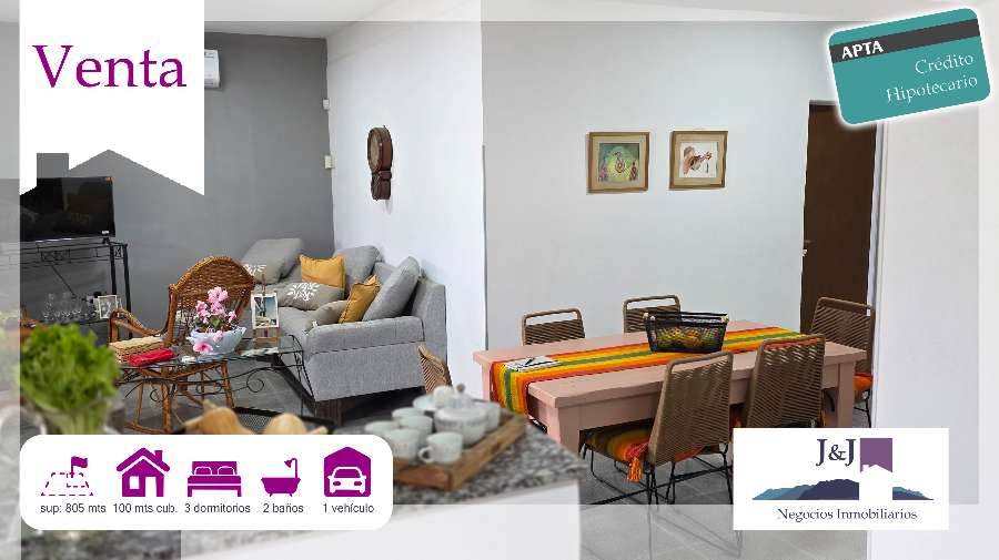 Casa En Venta En Barrio Praderas, Juana Koslay, 3 Dormitorios Y 2 Baos - Casa en Venta en Juana Koslay con 3 dorm., 6 amb., 100 m2 cubiertos y 805 m2 totales - imagen 3