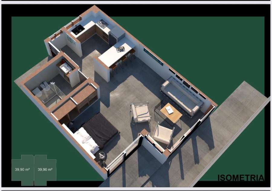 Departamento En Pozo En Venta En San Martn, Mendoza, 2 Ambientes Y Cochera - Departamento en pozo en Venta en San Martin con 1 dorm., 2 amb. y 42 m2 cubiertos - imagen 9