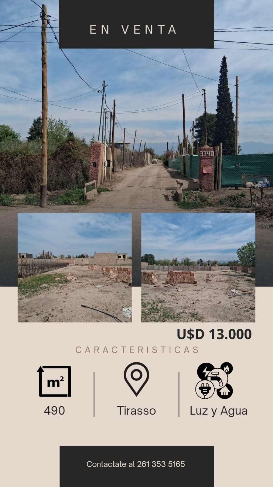 Lote en Venta Tirasso, Corralitos - Imagen 1